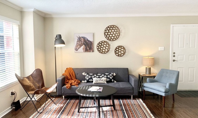 Astrodome Apartment | Houston Medical Center Sparkling condo