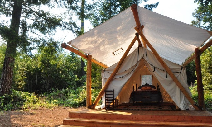 Blue Lake Cabin | Humboldt Glamping! A unique experience. Your very own private camp! Cabin & Tent