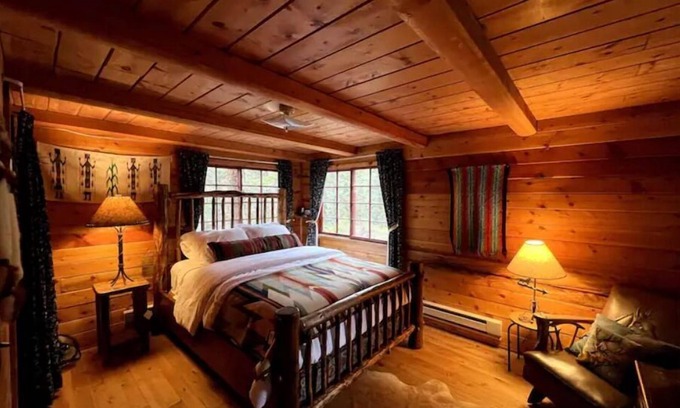 Nathrop Cabin | Iconic Log Cabin w/Wood Burning Hot Tub & Views