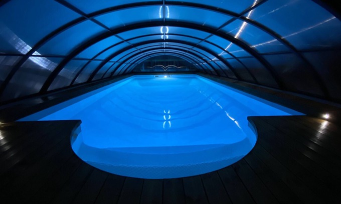 Vessey Cottage | Ideal family - 4 to 6 people, covered and heated collective swimming pool, sauna