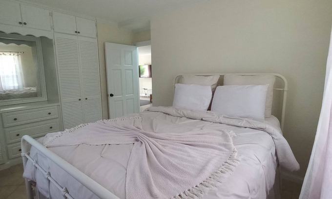 Clapham Condo | Idyllic serene secure condo minutes from beach & amenities.