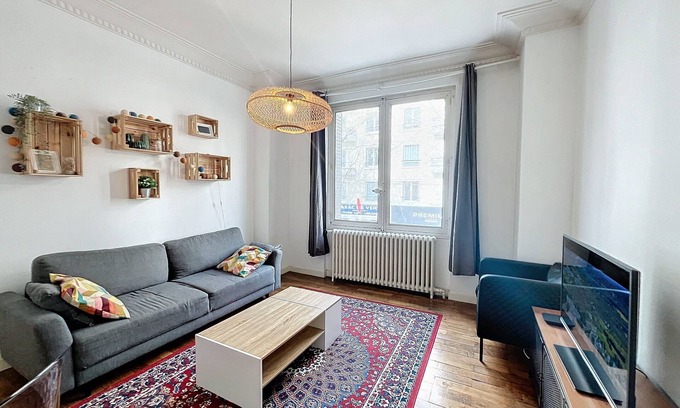 Ile Verte Apartment | Ile Verte, CHU, 55M2, Elevator