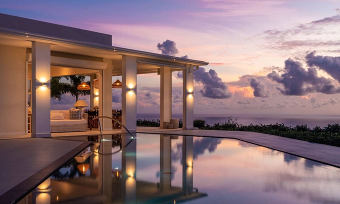 Deanes Villa | Incredible views of sea from the pool - Cool Breeze