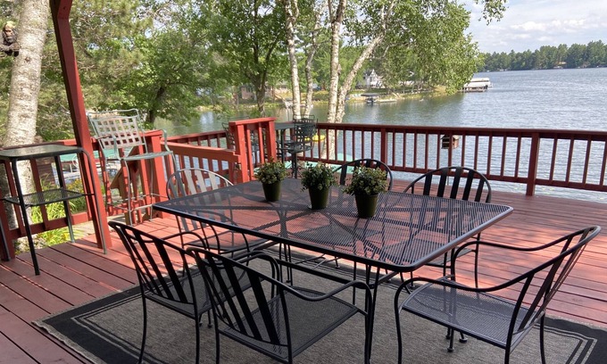 Pillager House | Incredible Views Home On Large Private Sylvan/Gull Lake Wooded Lot