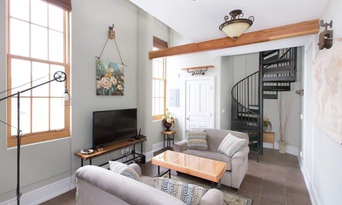 Traverse City Condo | Industrial-Chic Loft