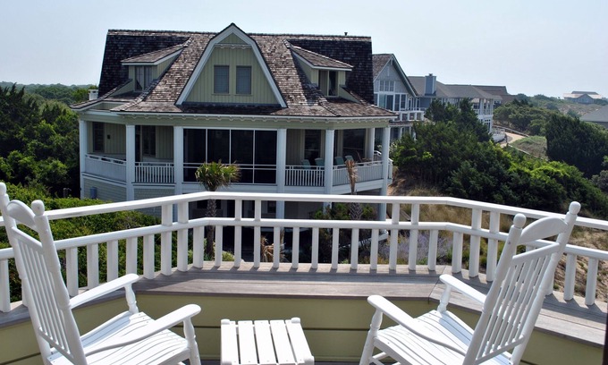 Bald Head Island House | Inescapable View-a 7BR/8.5+BA Dune Ridge estate with magnificent ocean views!