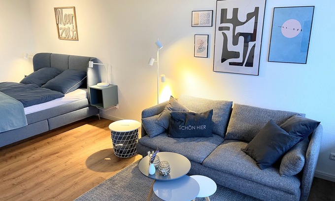 Fehmarn Apartment | "InselRuhe Fehmarn" with balcony, sea view, WLAN, only 100 m to the beach