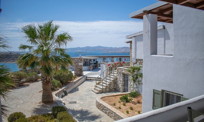 Nea Cryssi Akti Villa | Irenes View Apartments Villa 7 - 4 guests with pool and sea view in Agia Irini