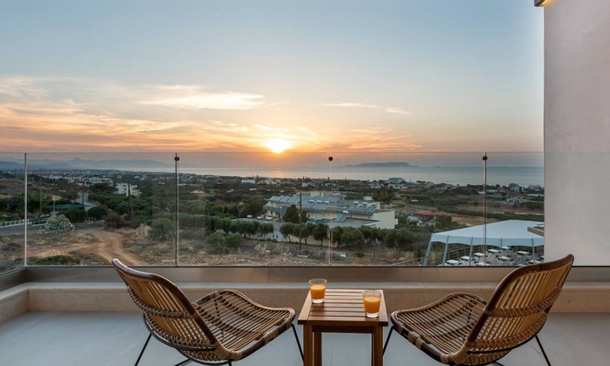Anissaras House | ISholidays Happiness - 2 Bedrooms Sea View Villa with Jacuzzi