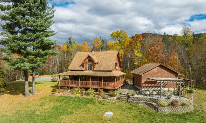 Upper Jay House | Jay Mountain Retreat | 3 Bed, 2 Bath