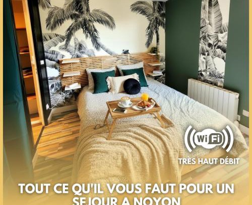 Noyon Apartment | Jungle Chic à Noyon, Hauts-de-France