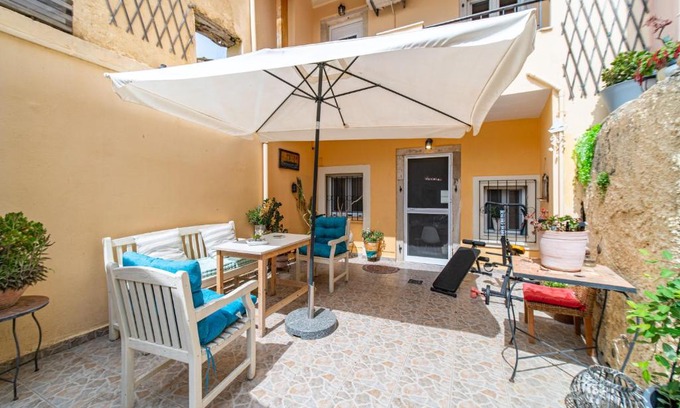 Corfu Town Apartment | Junior Suite with Garden View