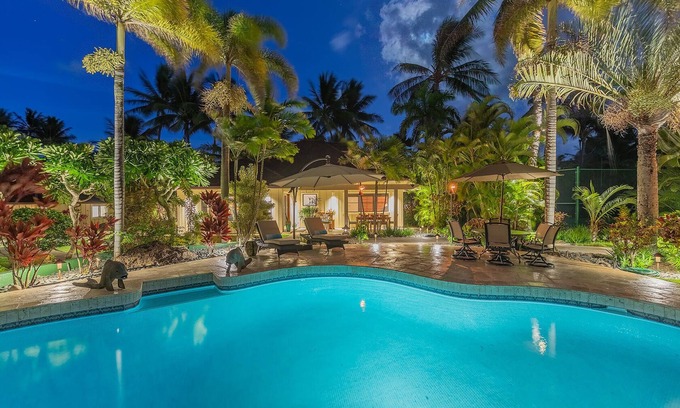 Kailua House | Kailua Shores Estate by Gather: Luxury w/Pool, Spa, AC & Breathtaking Views