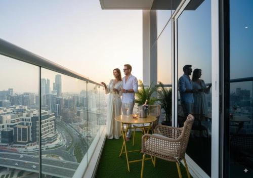 Discovery Gardens Apartment | Keyrock Living - Elite Escape at Maison Prive
