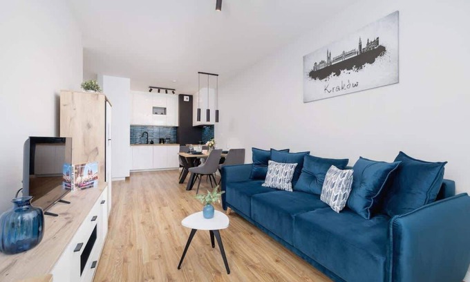 Podgorze Apartment | Kiełkowskiego 10B | Air-Conditioned Apartment