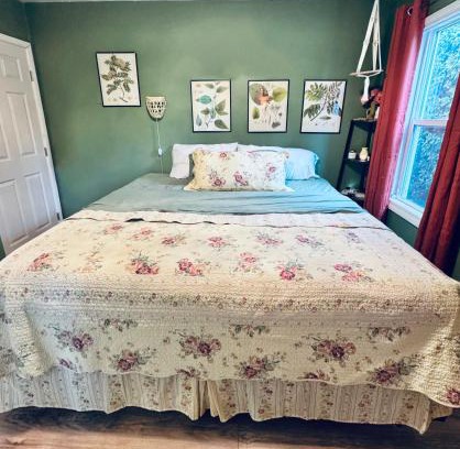 Albany House | King bedroom at Whimsy and Ivy