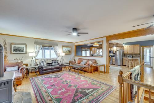 Bakerton House | Knoxville Home On-Site Hiking and Outdoor Kitchen!