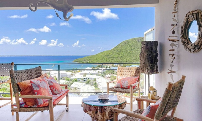 Anse Marcel Condo | Koala 2, elegant studio with sea view in Anse Marcel