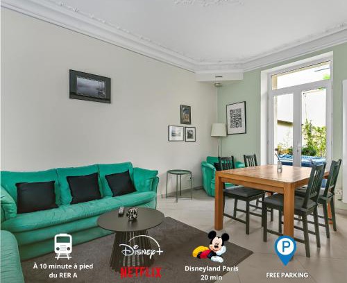 Noisy-le-Grand House | L'Écrin Parisien - Proche Paris - 10 pers