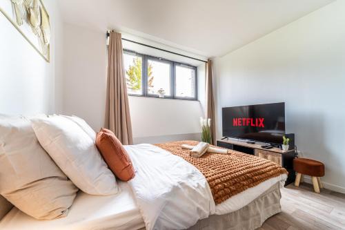 Roubaix Apartment | L'Équinoxe - Barbieux - EDHEC - Wifi - Parking