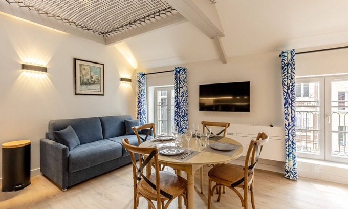 Honfleur Apartment | L'Escale du Vieux Port - 2nd floor - Honfleur Center 4 P - Airco