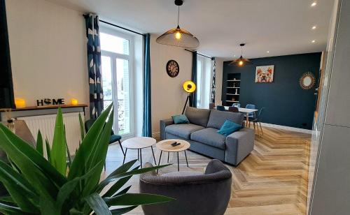 Dijon Apartment | L'indigo, 4-6 pers, 2ch-2sdb, proche cité de la gastronomie