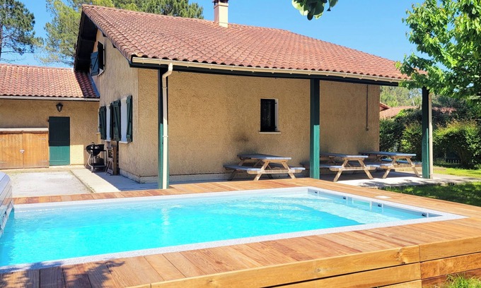 Vieux-Boucau-les-Bains House | L'OREE DE LA PLAGE *Heated swimming pool *Pétanque *Ping Pong *Bicycles