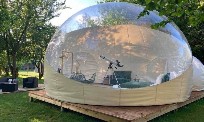 Crecy-sur-Serre House | La bulle XXL (chauffée) Au Domaine Du Pré Dieu