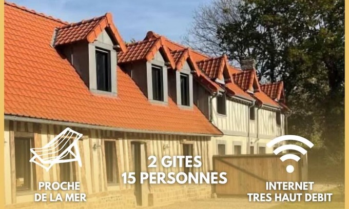 Sainte-Marguerite-sur-Mer Villa | La Clos Ricarda 1 & 2 - double gite for 15 people