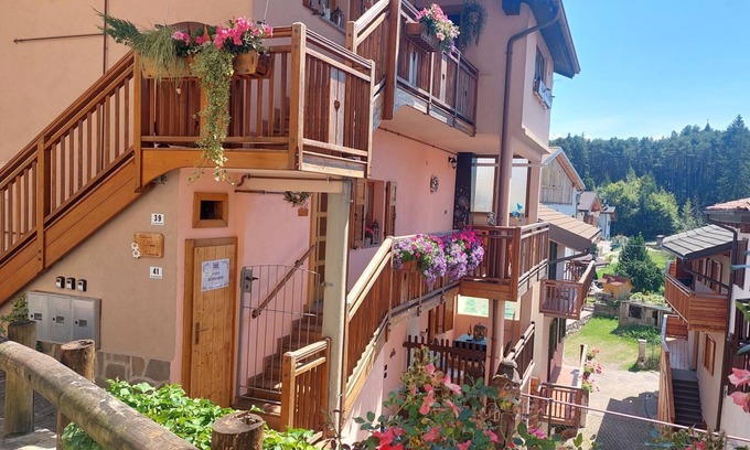 Baselga di Pine Apartment | LA FONTANA large and comfortable, with 3 bedrooms, terrace and Wi-Fi