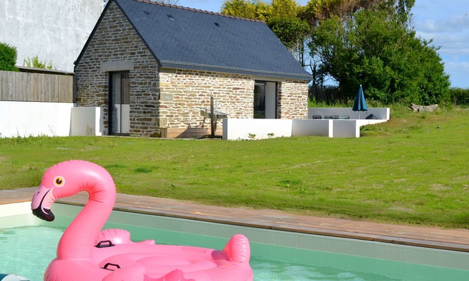 Ploneour-Lanvern House | La Maison de Célestine Bord de mer et Piscine