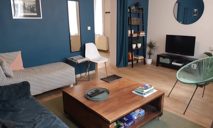 Etretat Apartment | "La maison du pêcheur" : space 2mn from the sea - 58m2 - 6 pers max