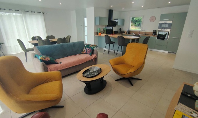 Bodilis House | La maison du Soleil 4* ☀️,completed in 2025,near RN12 with high-speed wifi