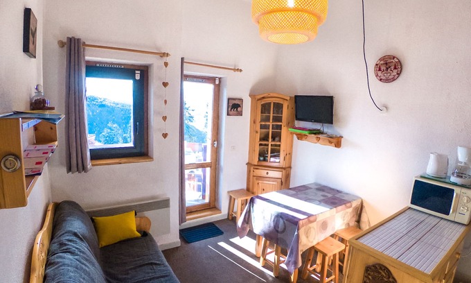 La Rosiere Apartment | La Rosière - Apartment 6 people with balcony and garage near the slopes