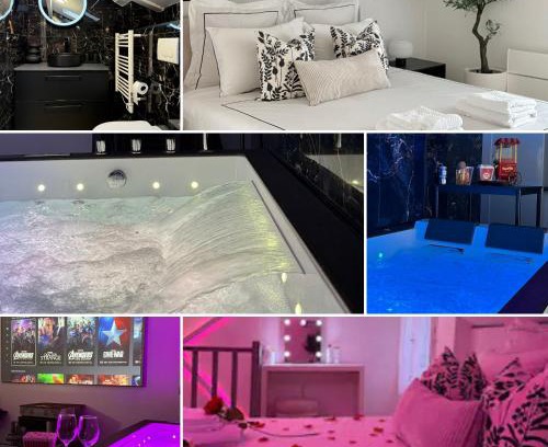 Cergy House | La Suite Prestige - Jacuzzi et cinema - Cergy-Village