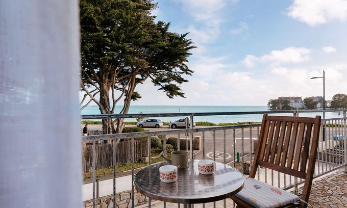 La Trinite-sur-Mer Apartment | La Trinité/Mer-3-room apartment-50m²-Sea view-Wifi
