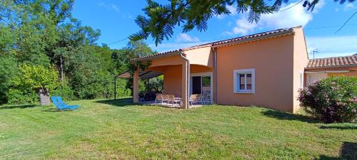 Lezan House | La Villa Lyne - villa moderne 4 chambres 8 personnes clim