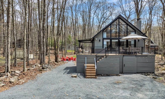 Locust Lake Village Ski Chalet | Lake Beach, Sauna, Hot Tub, Firepit, Game Room, EV Charger