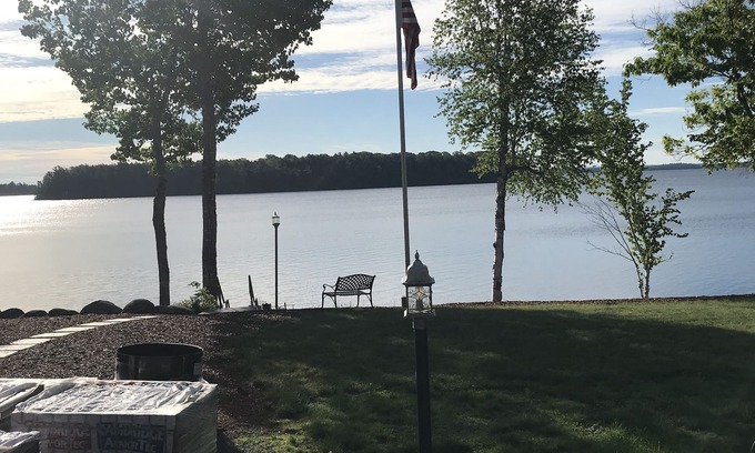 North Washington Apartment | Lake front property with gorgeous views of Big Lake