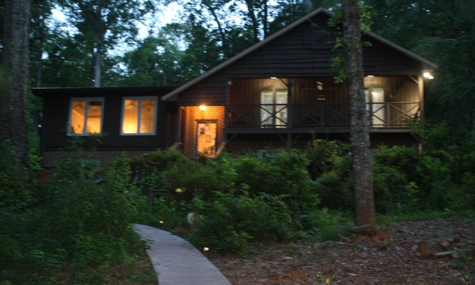 Serenity Bay House | Lake Keowee lakefront 4BR 3 bath home dock, screened porch, fire pit, tram.
