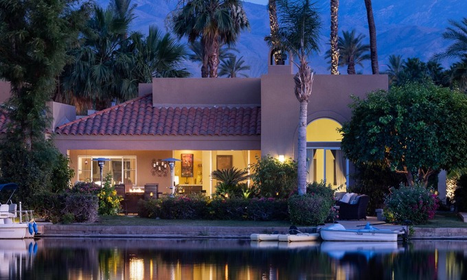 Rancho Mirage House | Lake & Mountain Views, 5 Star Amenities Inside & Out, Sports, Dine & Shop Nearby