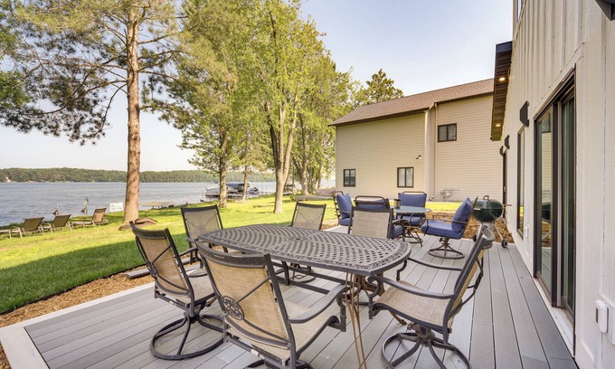 Amery Cabin | Lake Wapogasset Home w/Dock: 7 Mi to Amery