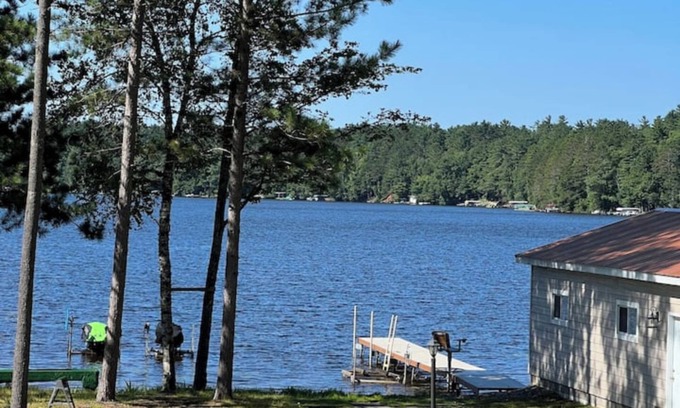 Eagle River Cabin | Lakefront Cabin in the North Woods Three Lakes WI