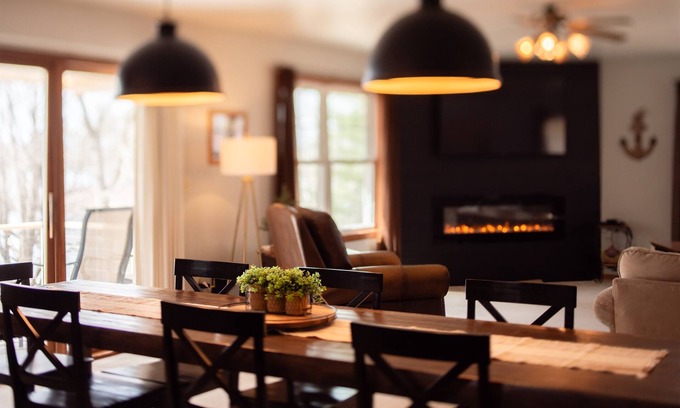 Birchwood Cabin | Lakefront Cabin w/Firepit Nights & Scenic Views