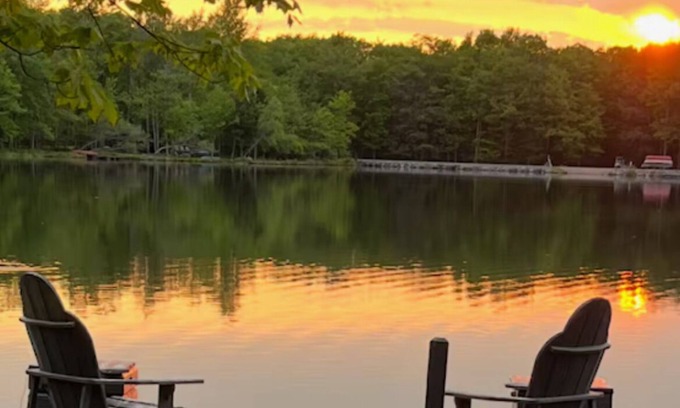 Locust Lake Village House | Lakefront~Dock~Firepit~Game-room