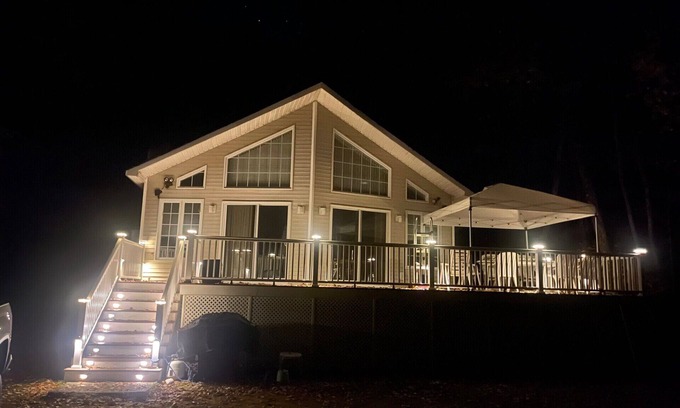 Center Ossipee House | Lakefront House with Boat or Airplane Dock, Private Beach, Outdoor Space,