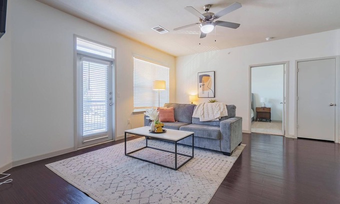 Terrell Heights Apartment | Landing | Modern 2BD, Gym, Yoga Studio
