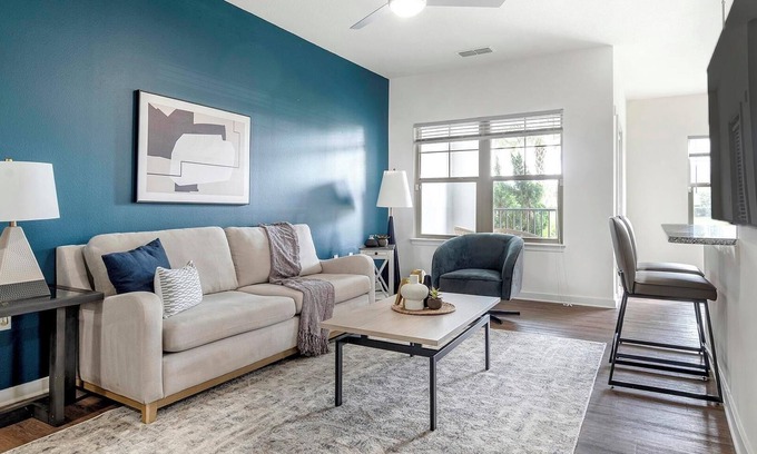 Tropic Apartment | Landing | Stylish 2BD, Gym, Courtyard