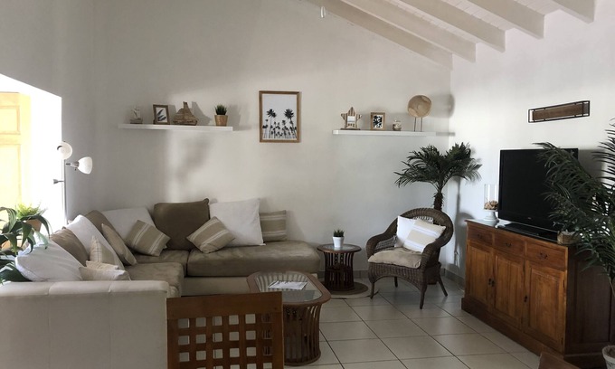 Maho Villa | Large 2BR Condo - STEPS FROM BEACH!