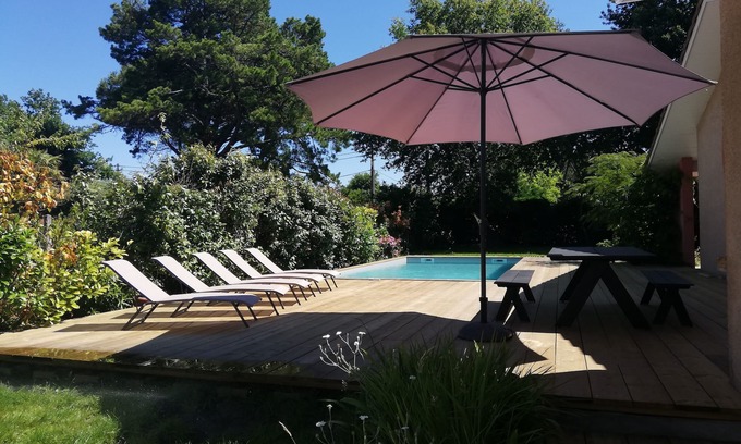 Gujan-Mestras House | Large 4-star Arcachon Basin house for family or friends